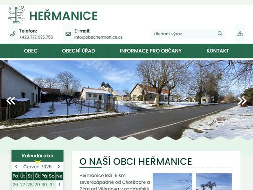 oficiální stránky obce heřmanice