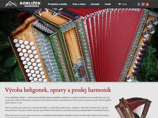 vyrábím heligonky, opravuji a prodávám harmoniky včetně příslušenství.
