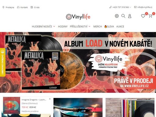 svět vinylů a dalších hudebních nosičů