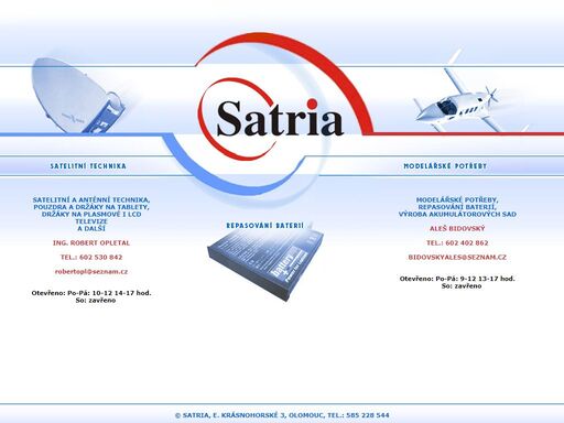 modelářský obchod, satelitní technika