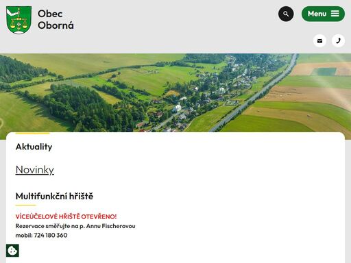 obec oborná (do 1947 špilendorf) je obec ležící v malebné krajině v okrese bruntál na rozloze 533 hektarů. první písemná zpráva pochází z roku 1405.