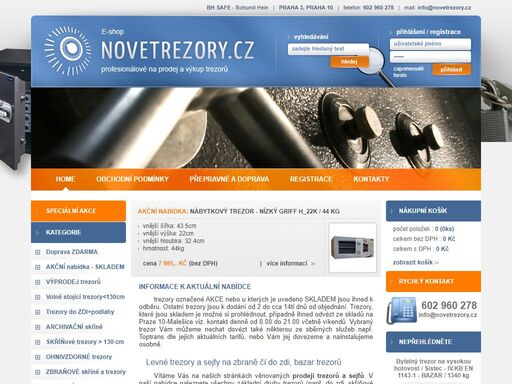 www.novetrezory.cz
