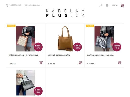 e-shop s kabelkami a doplňky