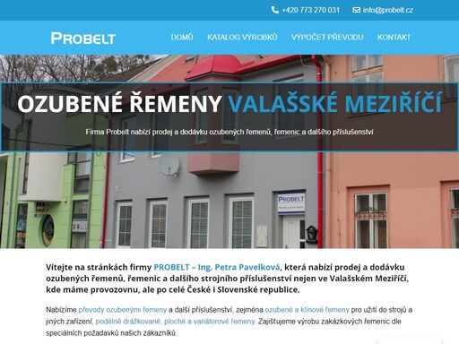 nabízíme převody ozubenými řemeny a další příslušenství, zejména ozubené a klínové řemeny pro užití do strojů a jiných zařízení, podélně drážkované, ploché a variátorové řemeny.