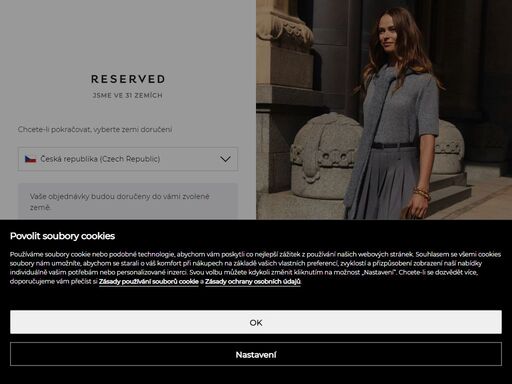 welcome to reserved e-shop. we offer the most fashionable clothes for women, men and children. you can find jackets, blouses, dresses, jeans, shoes, bags end more.