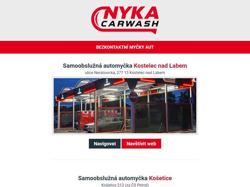 jsme provozovatel bezkontaktních myček aut vysoké kvality nyka carwash.