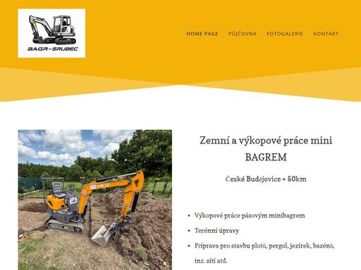 zemní a výkopové práce české budějovice a okolí