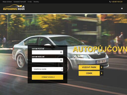 autopůjčovna kolín, autoservis kolín, pneuservis kolín, odtahová služba