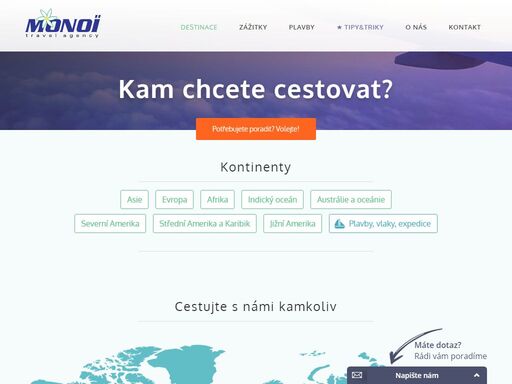 luxusní dovolená na míru, exotické dovolené nejen u moře od ck monoi. zařídíme vám luxusní exotickou dovolenou a poznávací zájezdy na míru po celém světě.