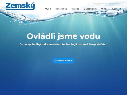 jsme dlouhodobým ověřeným dodavatelem v oborech vodního hospodářství a stavebnictví.