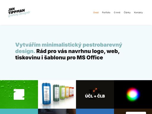 jan tippman je grafický designér, který vytváří minimalistické pestrobarevné grafické návrhy pro tisk i digitální online média. jeho grafické studio sídlí v praze 7 na letenském náměstí.