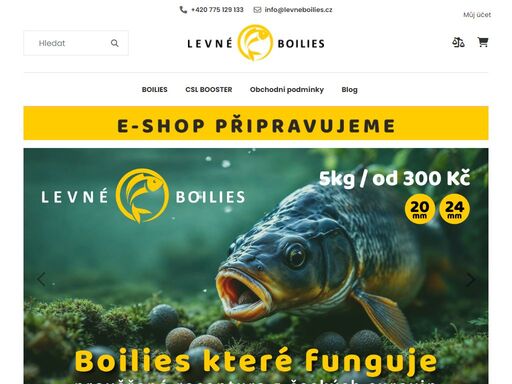 toto je váš nový e-shop - levné boilies