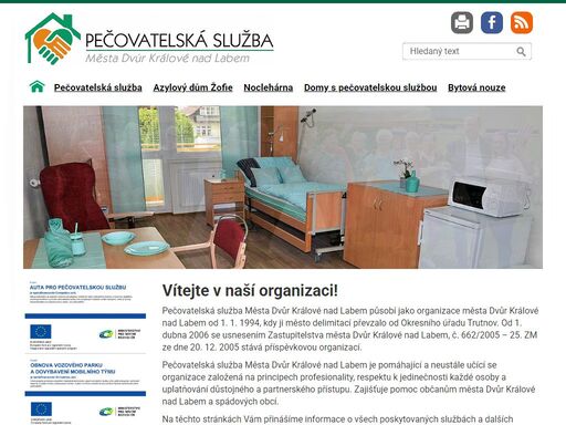 pečovatelská služba města dvora králové nad labem. azylové domy.
