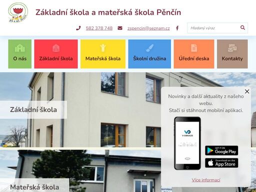 základní škola a mateřská škola pěnčín