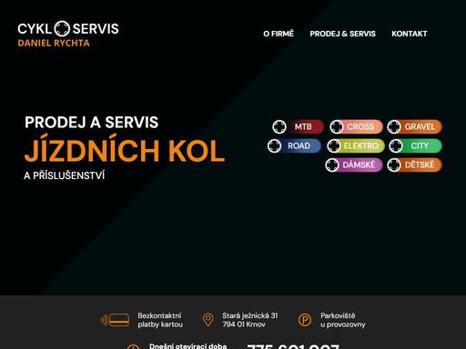 cykloservis a prodej kol v krnově