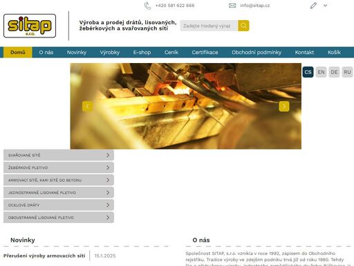 svařované sítě, žebérkové pletivo, armovací sítě a dráty. to vše najdete na našem webu. přesvědčte se o naší kvalitě a nízkých cenách.