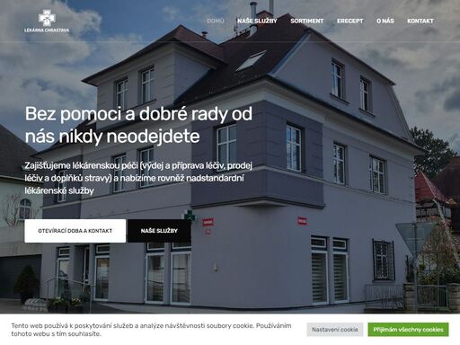zajišťujeme lékárenskou péči (výdej a příprava léčiv, prodej léčiv a doplňků stravy) a nabízíme nadstandardní lékárenské služby