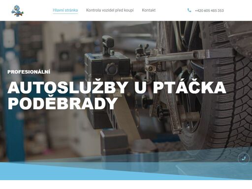 autoslužby u ptáčka poděbrady - martin ptáček. servis vozidel, kontrola vozidel před koupí a příprava a zajištění stk