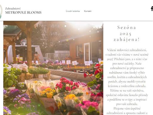 metropole blooms | zahradnictví teplice | máme pro vás připravenou širokou nabídku trvalek, letniček, balkónových květin a zahradních produktů.