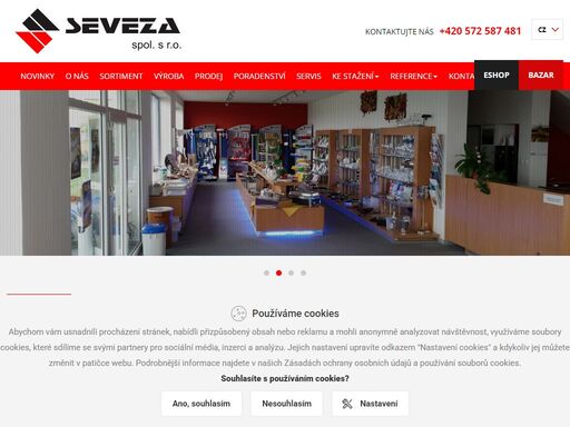 gastrozařízení seveza huštěnovice. nerezový nábytek do provozoven veřejného stravování.