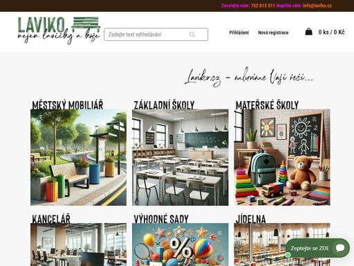 internetový obchod laviko je důležitým pomocníkem při nákupu školního a dětského nábytku, hraček, sportovních potřeb či městského mobiliáře.