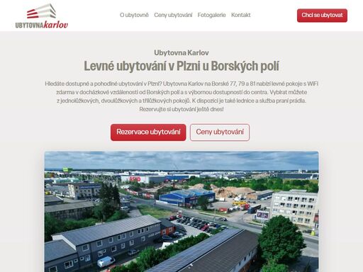 hledáte levné ubytování v plzni? ubytovna karlov nabízí pokoje s wi-fi zdarma v blízkosti borského parku a s výbornou dostupností do centra.