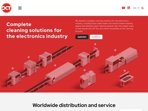 we develop complete cleaning solutions for the electronics industry, including high-quality water- and alcohol-based cleaners and systems.