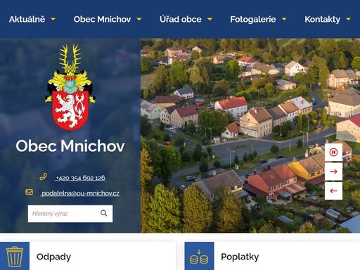 oficiální stránky obce mnichov