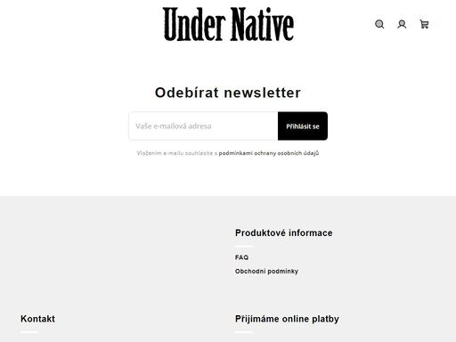 the official website of under native. wave since 2014