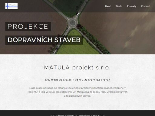 projekční kancelář v oboru dopravních staveb