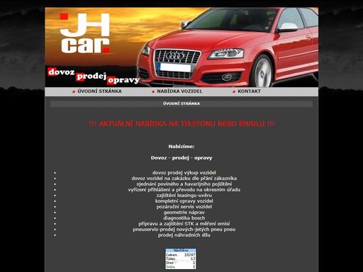 dovoz - prodej - opravy