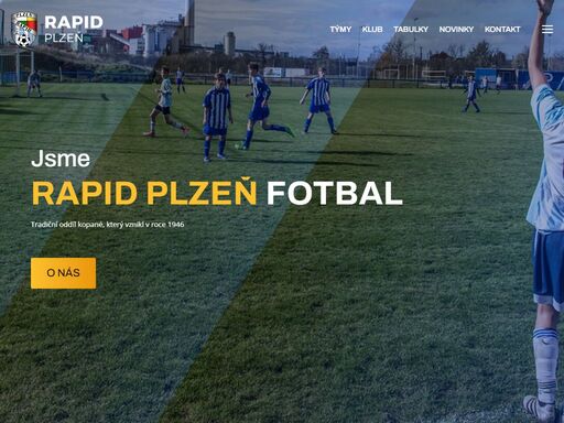 my jsme rapid! tradiční fotbalový klub v plzni. domácí zápasy a tréninky hrajeme na lopatárně. chceš být rapiďákem? přijď na rapid.