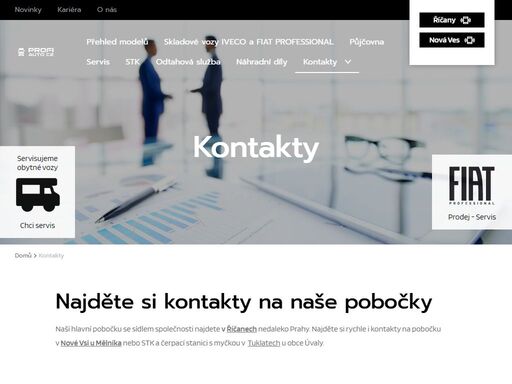detailní seznam kontaktů na zaměstnanci společnosti profiautocz se sídlem v říčanech u prahy.