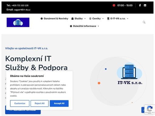 kompletní it služby & podpora - pro více informací navštivte náš web.