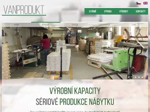 vanprodukt, výroba nábytku, bytové doplňky, nábytek z masivu