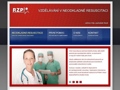 neodkladná resuscitace, kurs pro zdravotnické pracovníky