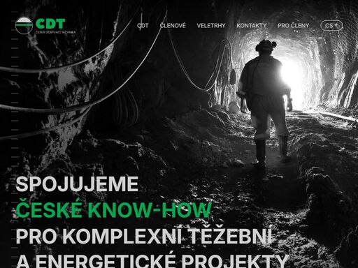 spojujeme české know-how pro komplexní těžební a energetické projekty