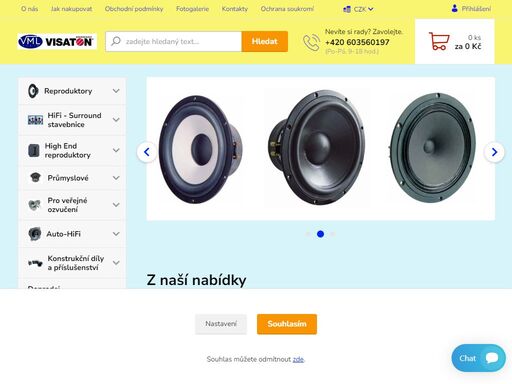 reproduktory visaton