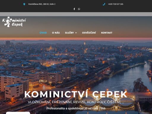 naše rodinná firma působí v oboru kominictví od roku 1966.