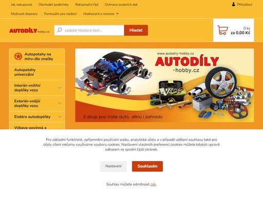 vše pro auto, dílnu a zahradu