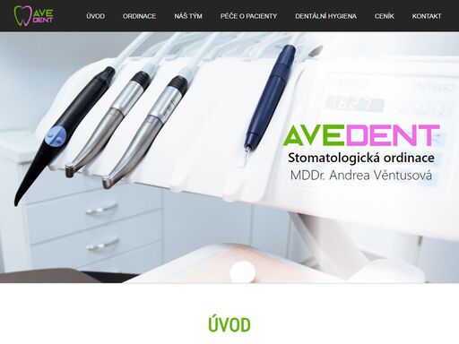 stomatologická ordinace · hlučín · mddr. andrea věntusová · 723 466 222 · zubař · dentální hygiena · martina hajná, dis.
