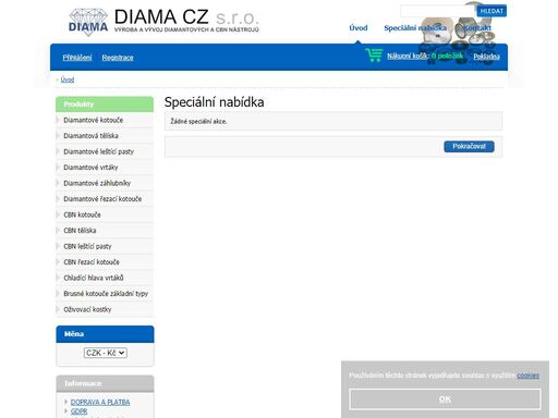 diama cz, diamantové nástroje, cbn nástroje