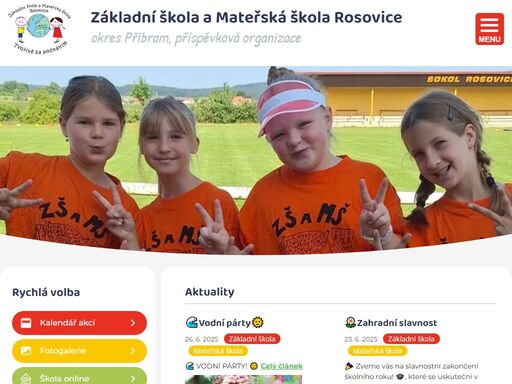 základní škola a mateřská škola rosovice, okres příbram, příspěvková organizace