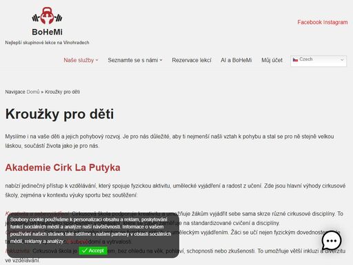 hledáte ten správný kroužek pro vaše dítě? podívejte se na naši nabídku. vše děláme s láskou k pohybu a chceme ji předávat dál.