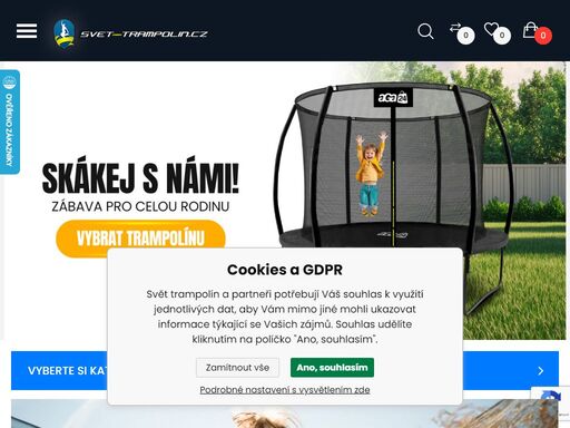 online obchod s mnohaletou tradicí. zabýváme se především prodejem trampolín české značky aga a hraček aga4kids. abychom uspokojili poptávku našich
