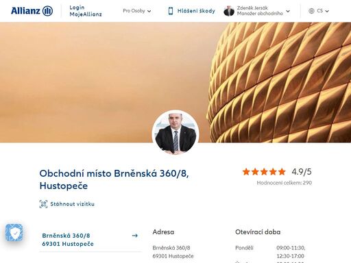 obchodní místo brněnská 360/8, hustopeče