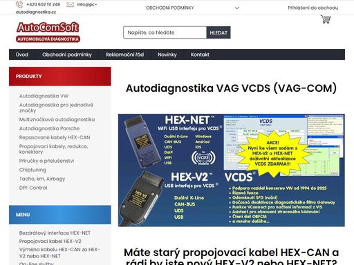 autodiagnostika - internetový obchod