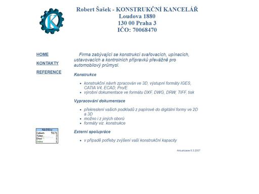 sasek  robert - konstrukcni kancelar