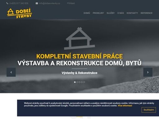 provádění staveb, eshop a kamenný prodej stavebního materiálu, půjčovna strojů, nářadí a zahradní techniky, zemní a výkopové práce, nákladní doprava a nově také prodej vodoinstalačního materiálu.