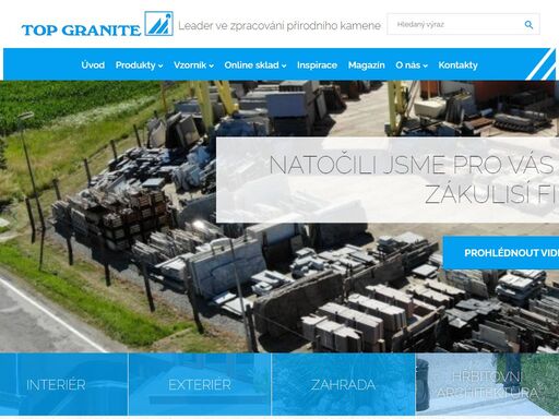 kamenictví top granite s.r.o. zpracovává přírodní kámen z celého světa na kuchyňské desky, jako obklady, dlažbu, náhrobky, umyvadla, schodiště a parapety. 